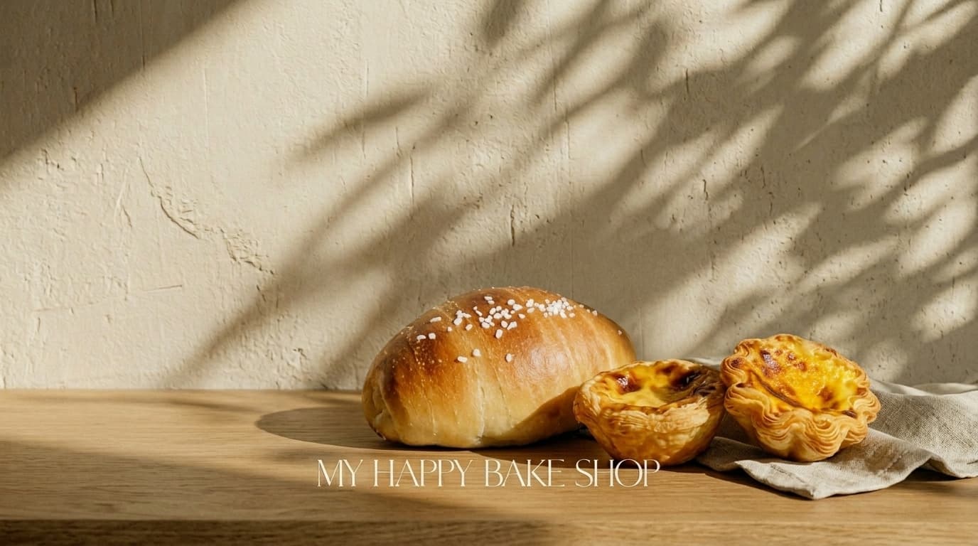 MY HAPPY BAKE SHOP — 소금빵과 에그타르트